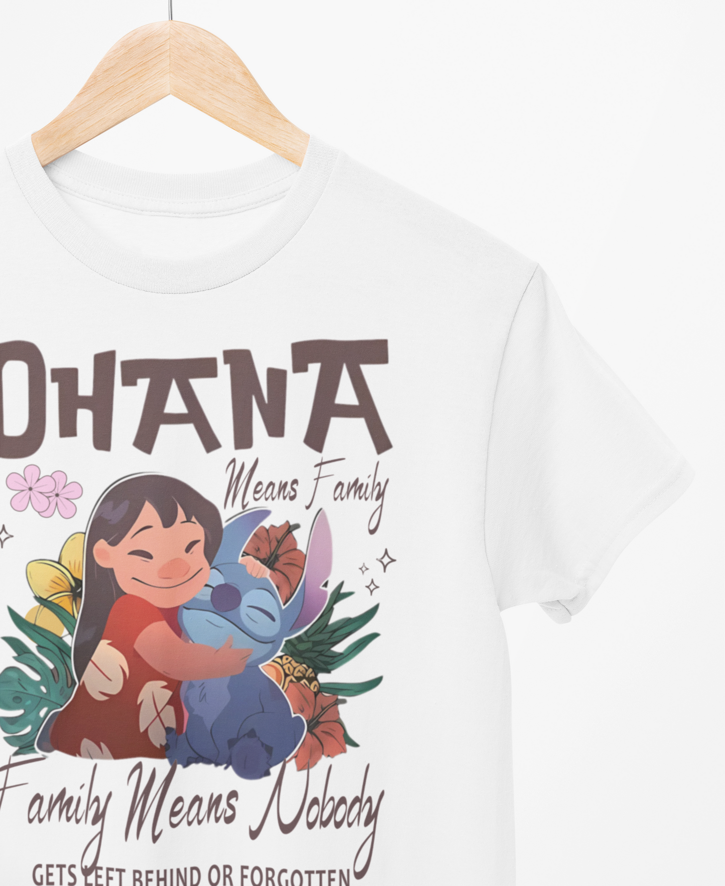 Ohana Means Family T-Shirt – Lilo & Stitch Inspired Design