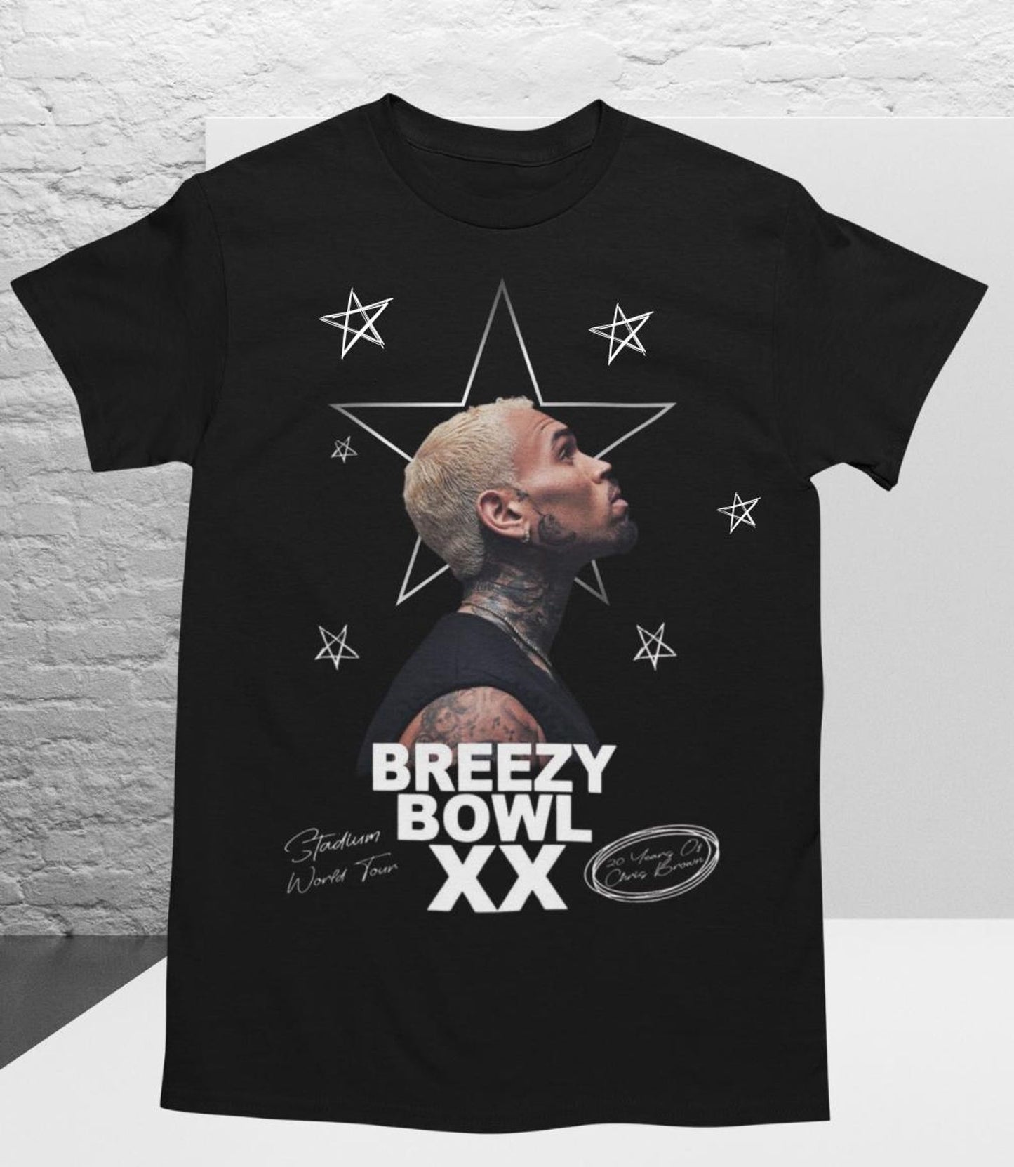 Breezy Bowl XX 2025 Chris Brown Tour T-Shirt – Limited Edition
