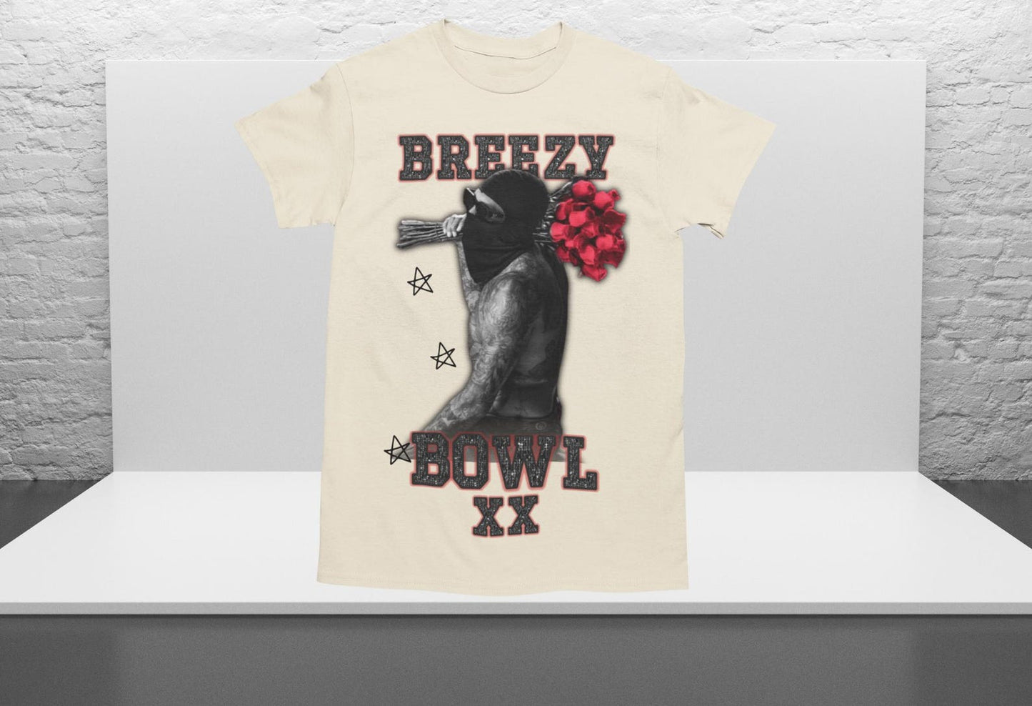 Chris Brown Rose Mask T-Shirt – Limited Edition