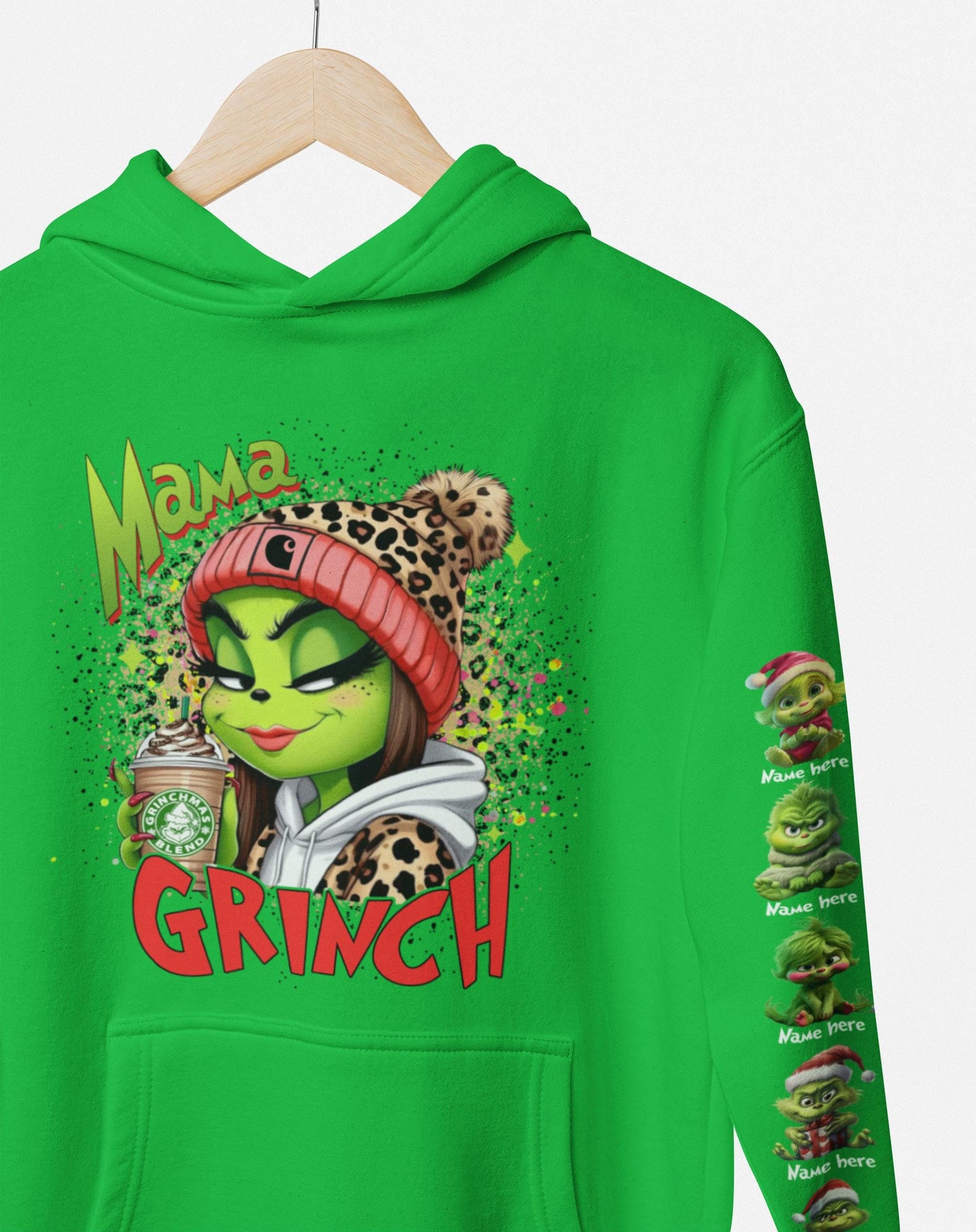Mama Christmas Hoodie - personalized with babies and names