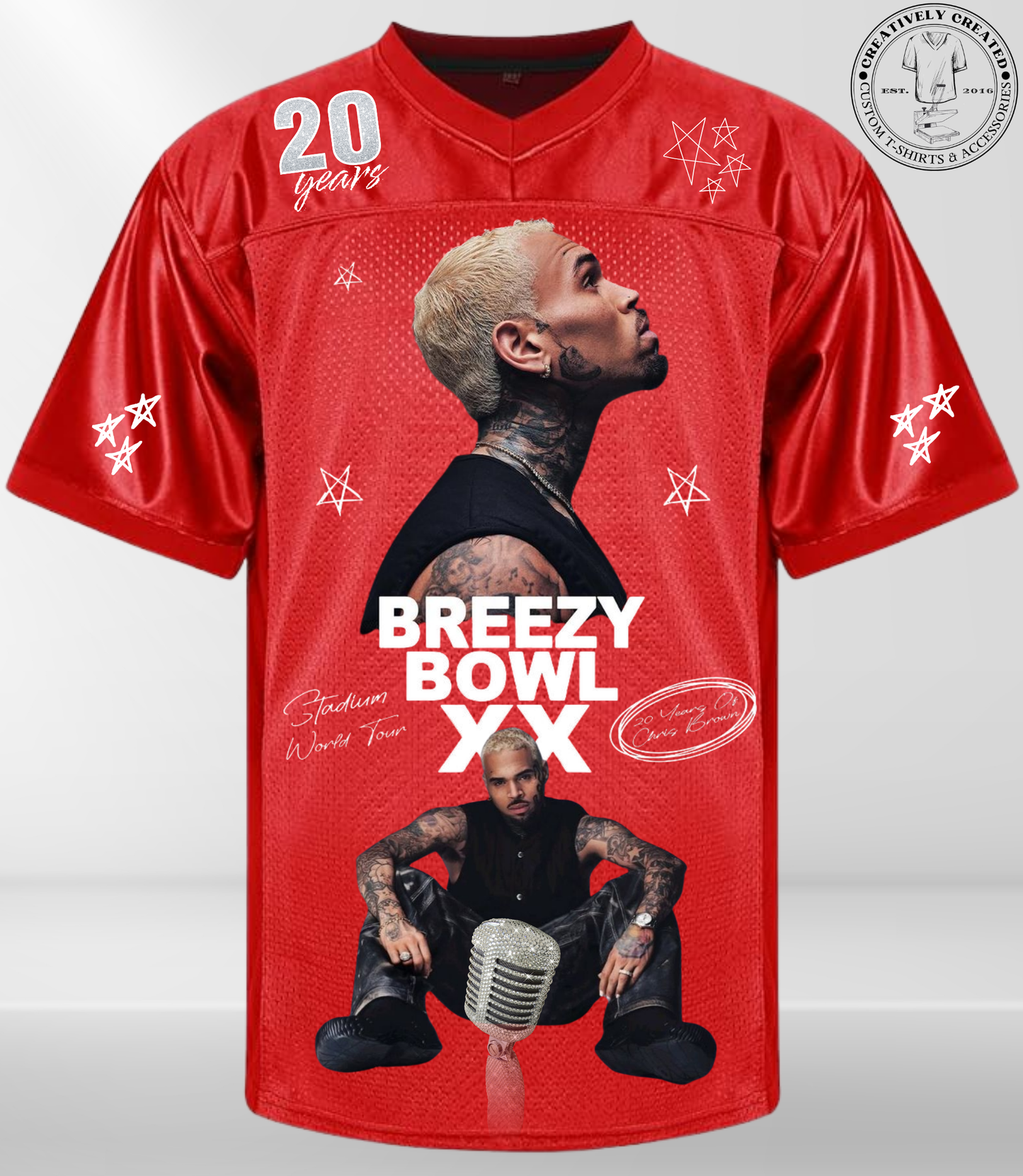 Team Breezy XX Fan Jersey – Red Limited Edition (S-3XL)