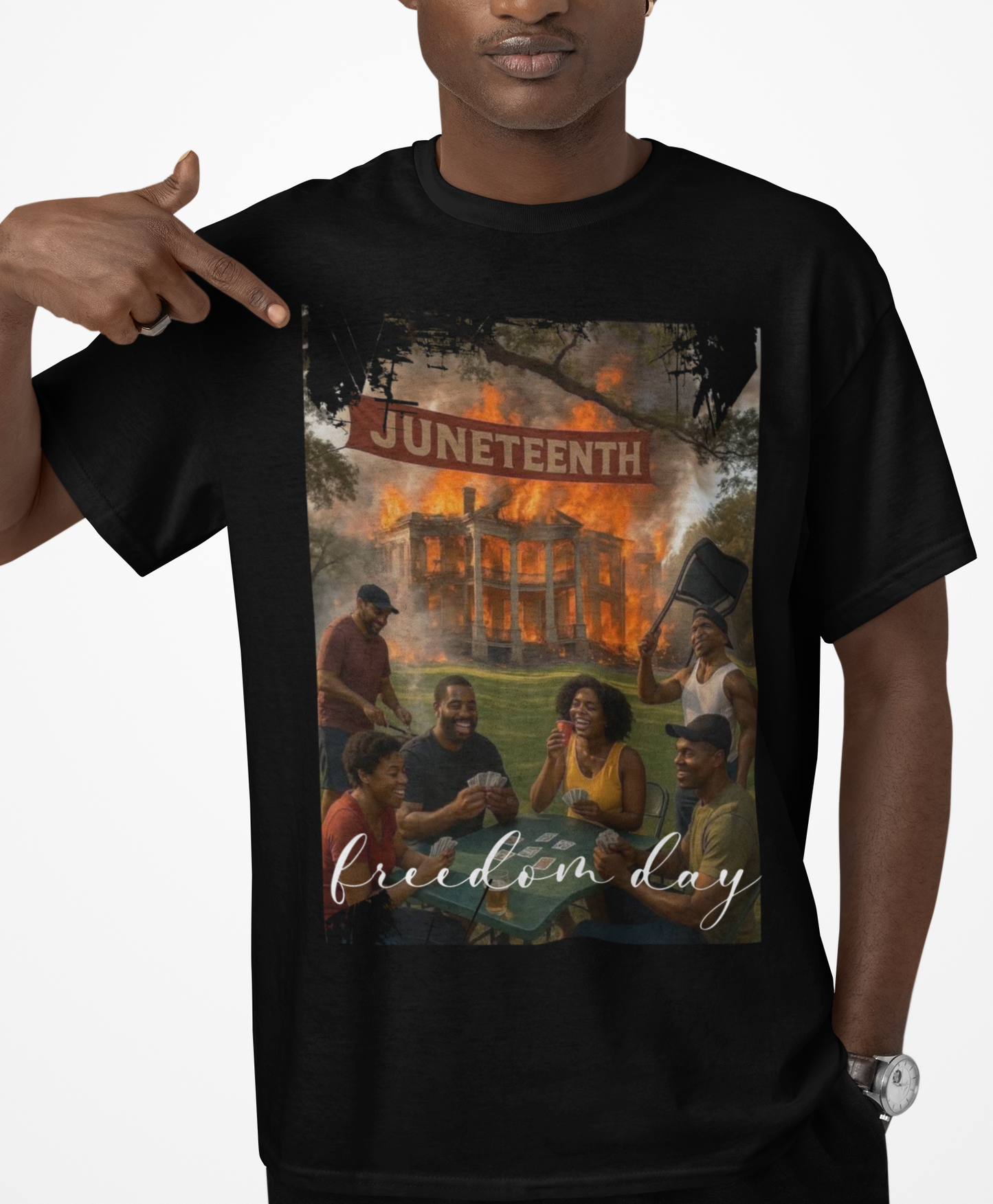 Juneteenth “Freedom Day” T-Shirt – Let It Burn Edition