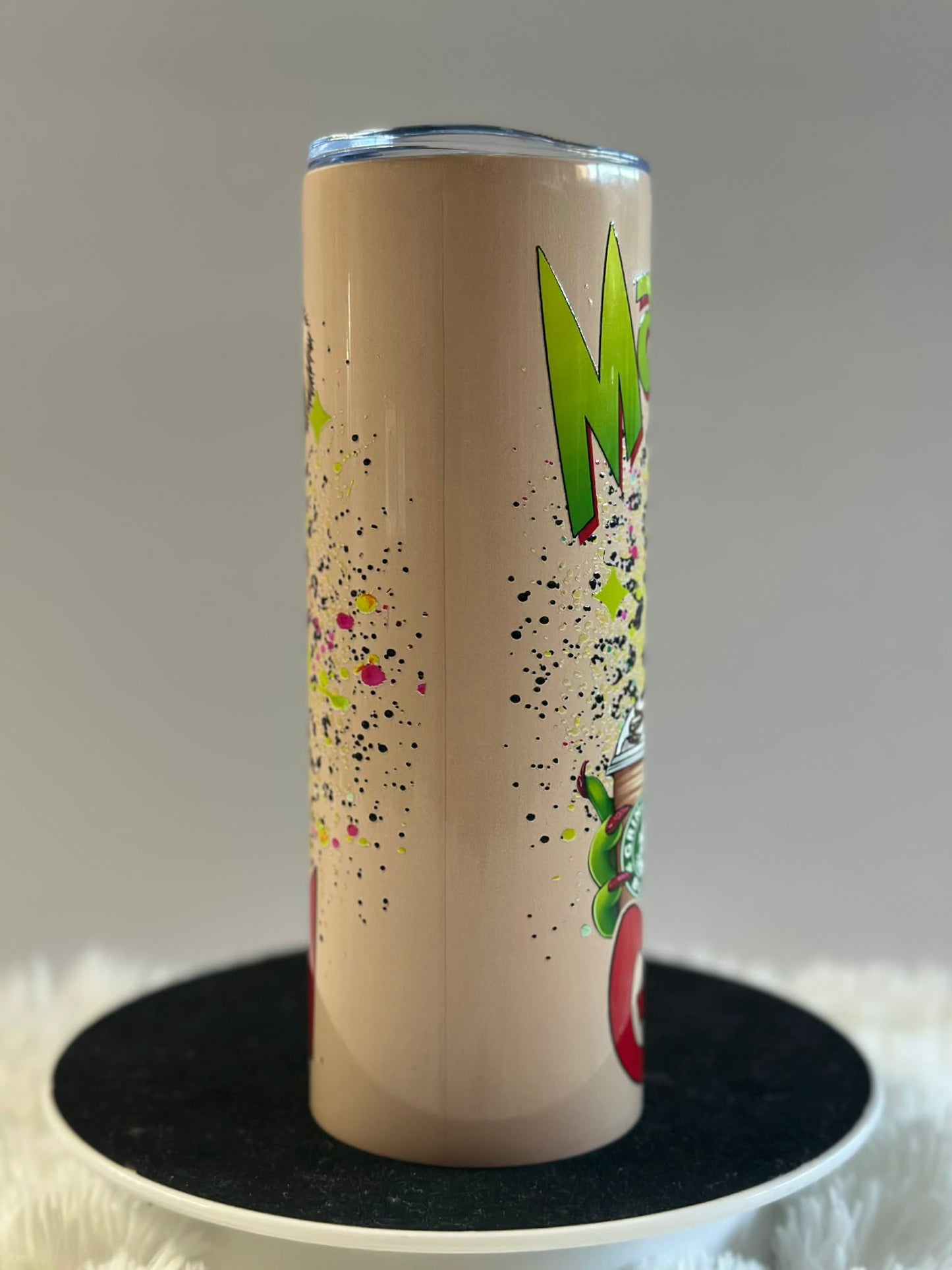 Mama Grinch Tumbler (20oz) | Raised DTF print | Stainless Steel