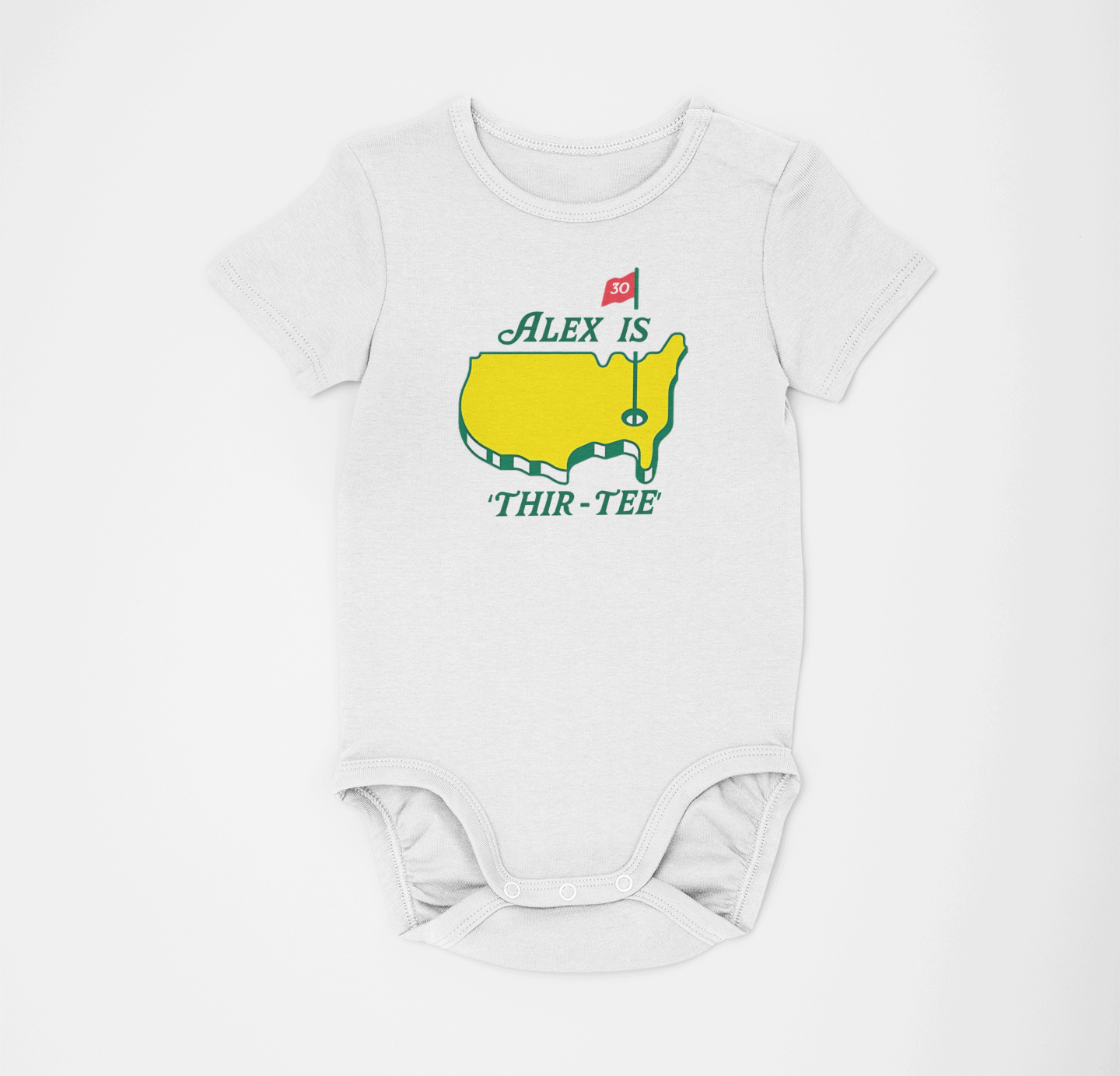 Custom Golf Birthday T-shirt