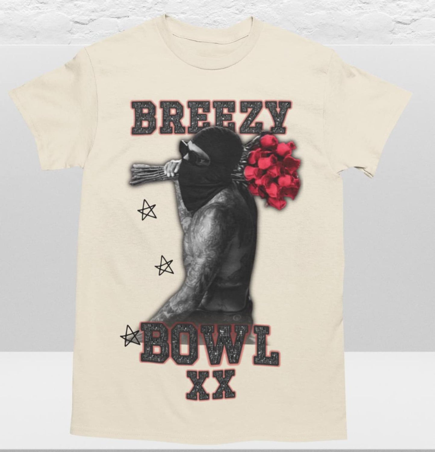 Chris Brown Rose Mask T-Shirt – Limited Edition