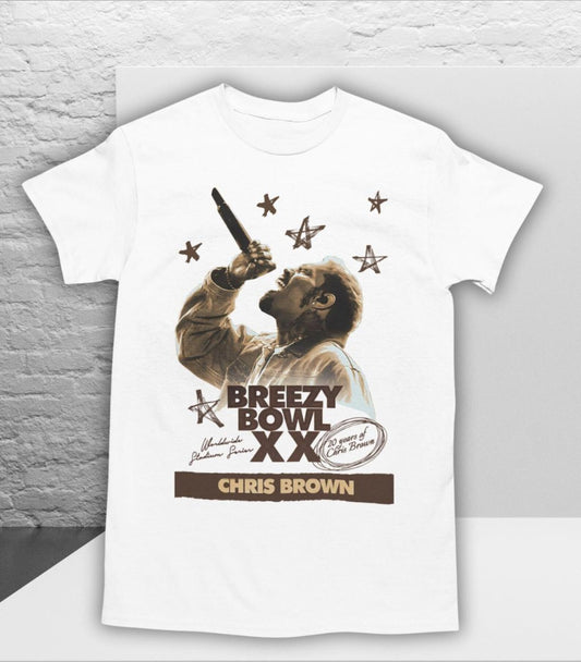 Chris Brown 20th Anniversary Tour T-Shirt
