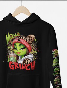 Mama Christmas Hoodie - personalized with babies and names