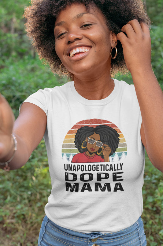 Unapologetically Dope Mama T-shirt and Mug Set