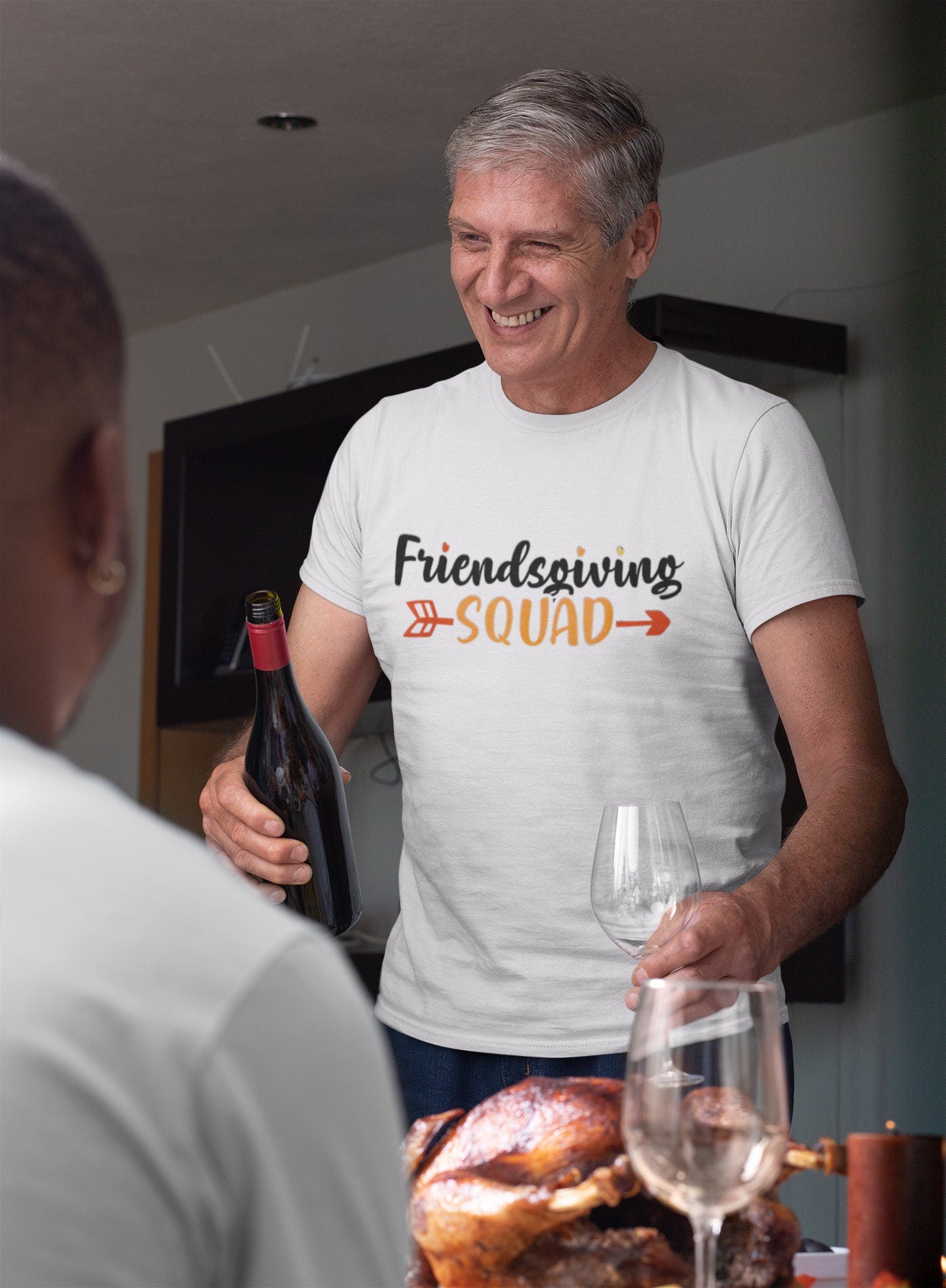Friendsgiving Squad Thanksgiving T-shirt and Long Sleeve T-shirt