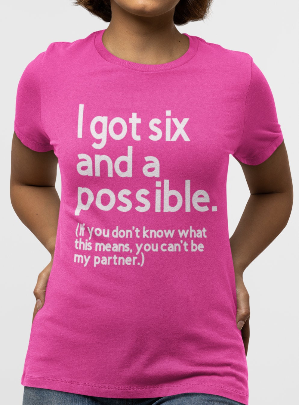Spades - Six and A Possible T-Shirt/Spades T-Shirt/Game Night T-Shirt/Womens Fitted