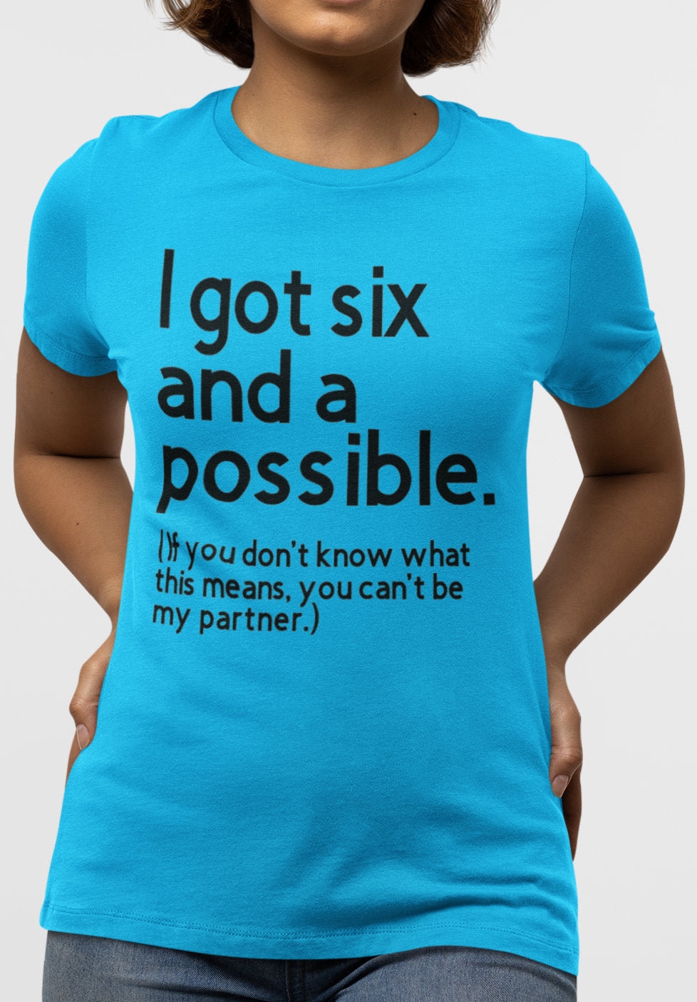 Spades - Six and A Possible T-Shirt/Spades T-Shirt/Game Night T-Shirt/Womens Fitted