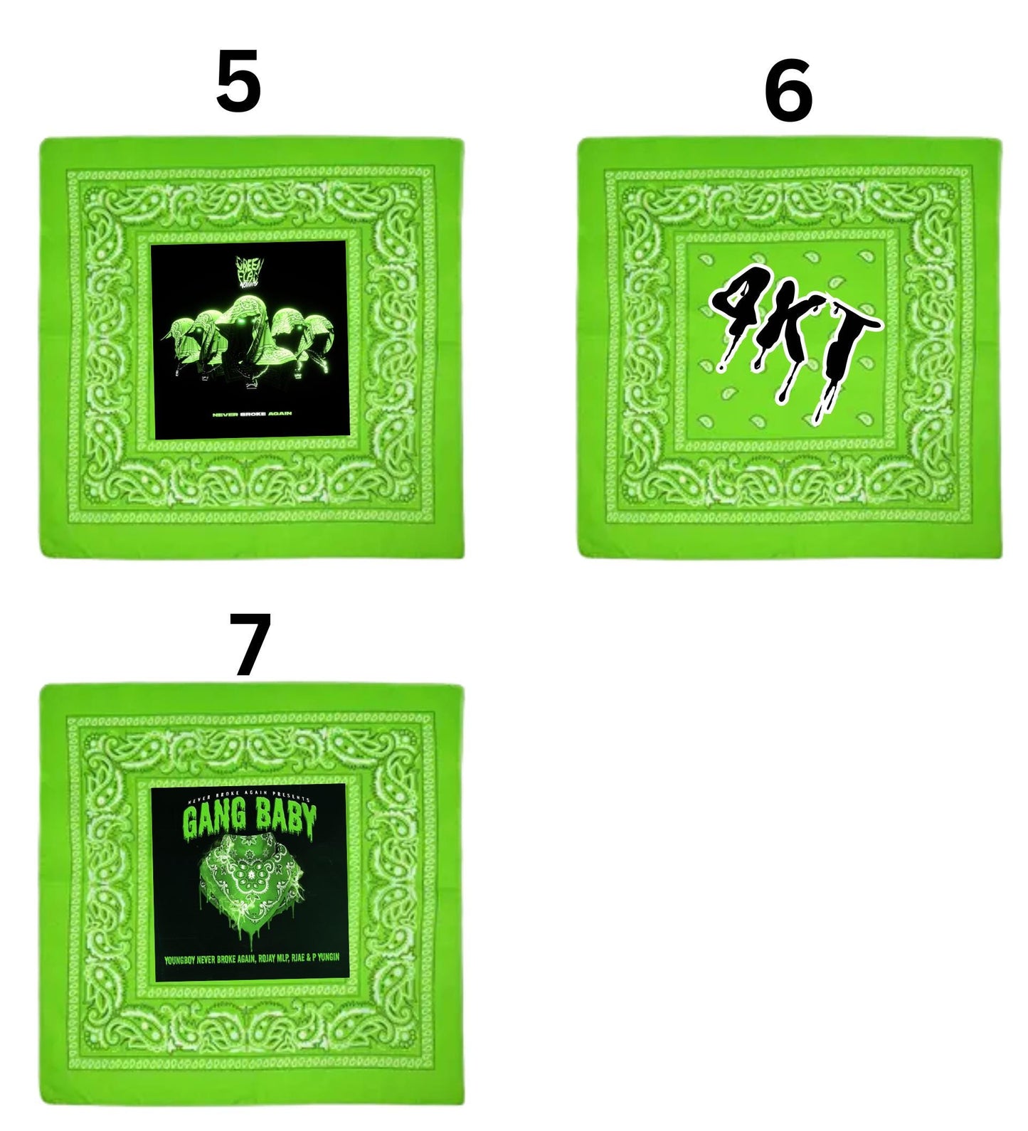 Tour Bandanas – Limited Edition Fan Collection | Various Designs