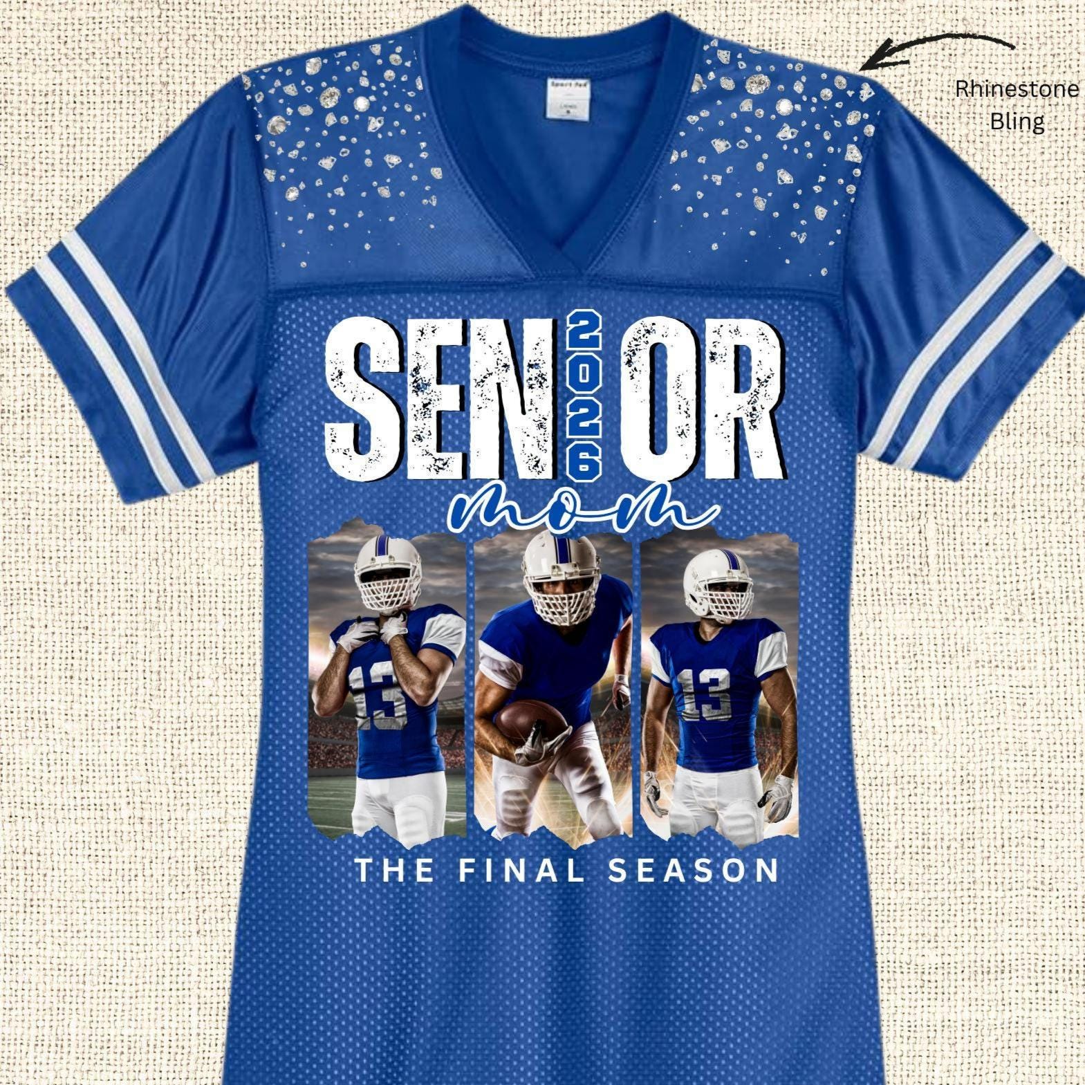 Custom Senior Mom Jersey Shirt | Personalized Football Jersey | Senior Night Shirt 2026