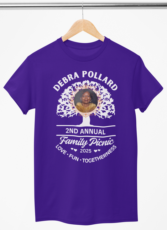 Debra Pollard 2nd Annual Family Picnic T-Shirt (Private Listing)
